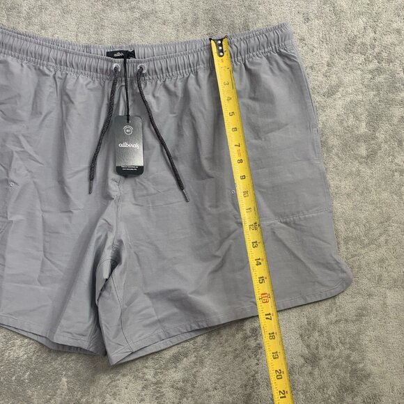 Allbirds Natural Run Shorts Mens XXXL Gray Lightweight Drawstring Merino Workout - Picture 2 of 11